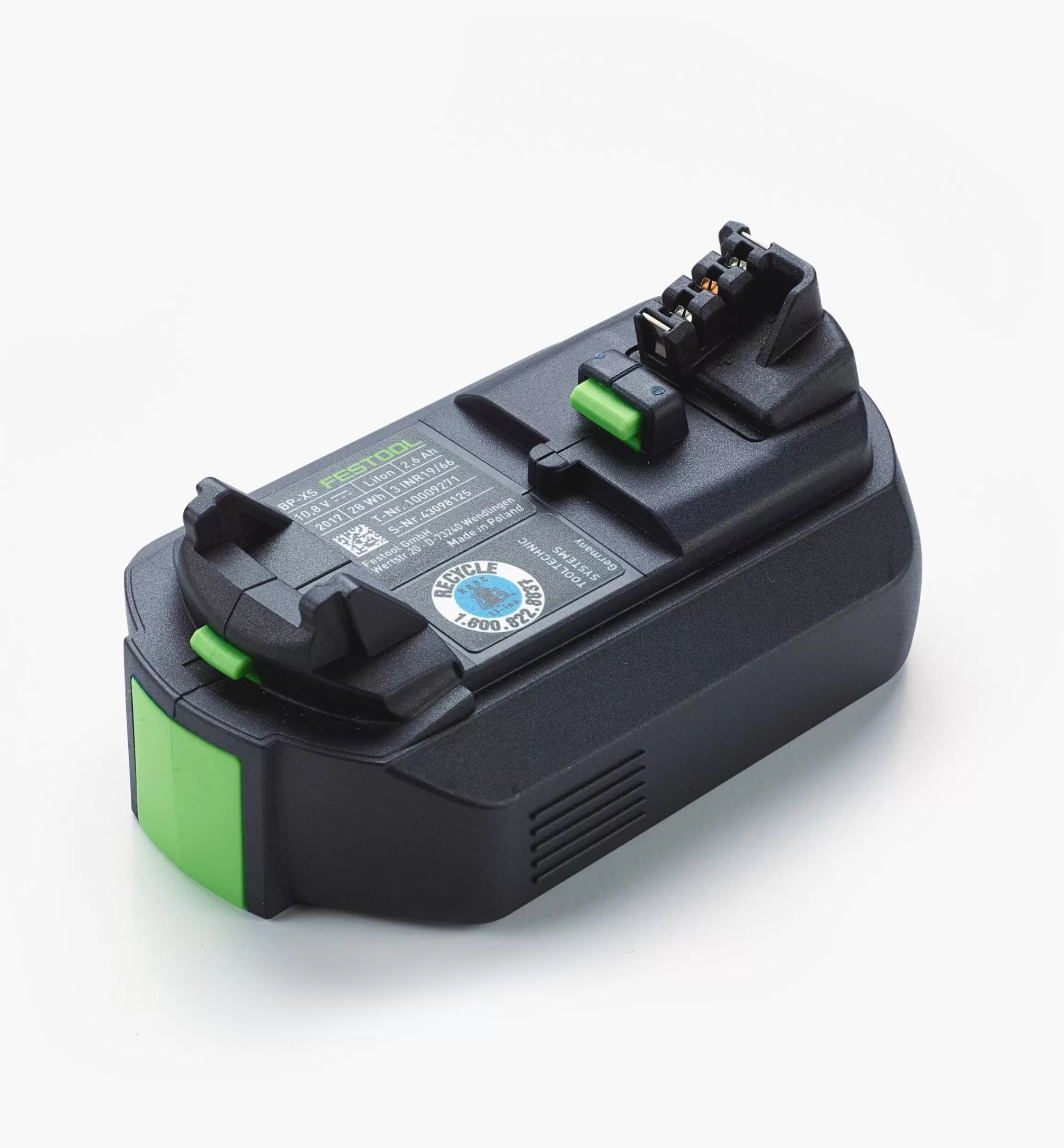 Lee Valley 2.6 Ah Replacement Battery For Festool CXS & TXS Cordless Drills