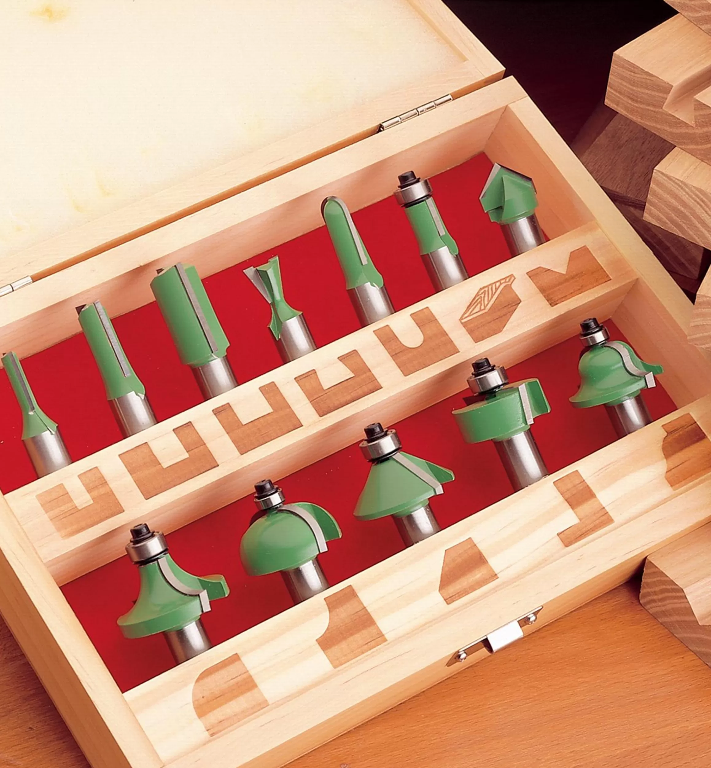 Lee Valley Boxed Set Of 12 Router Bits