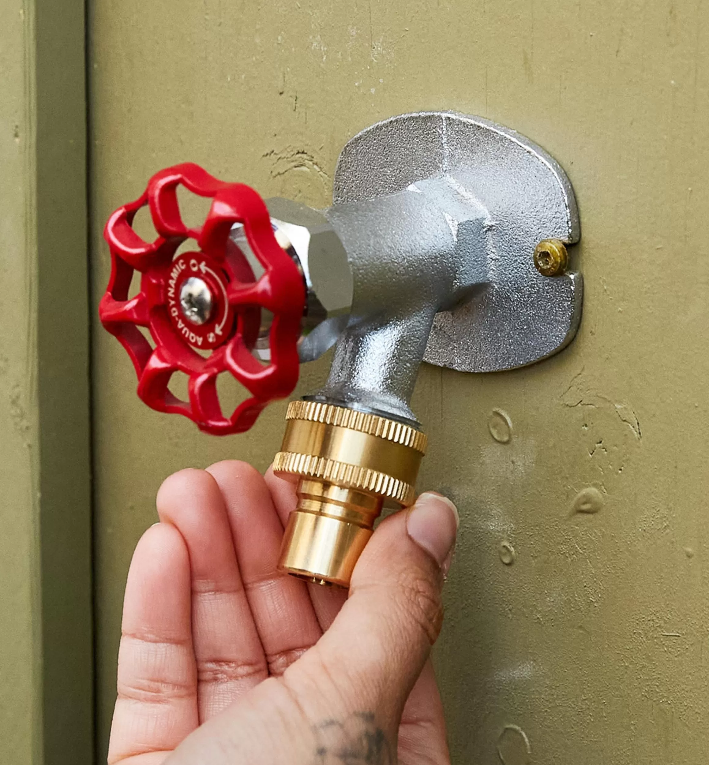 Lee Valley Brass Tap End Quick Connect Set