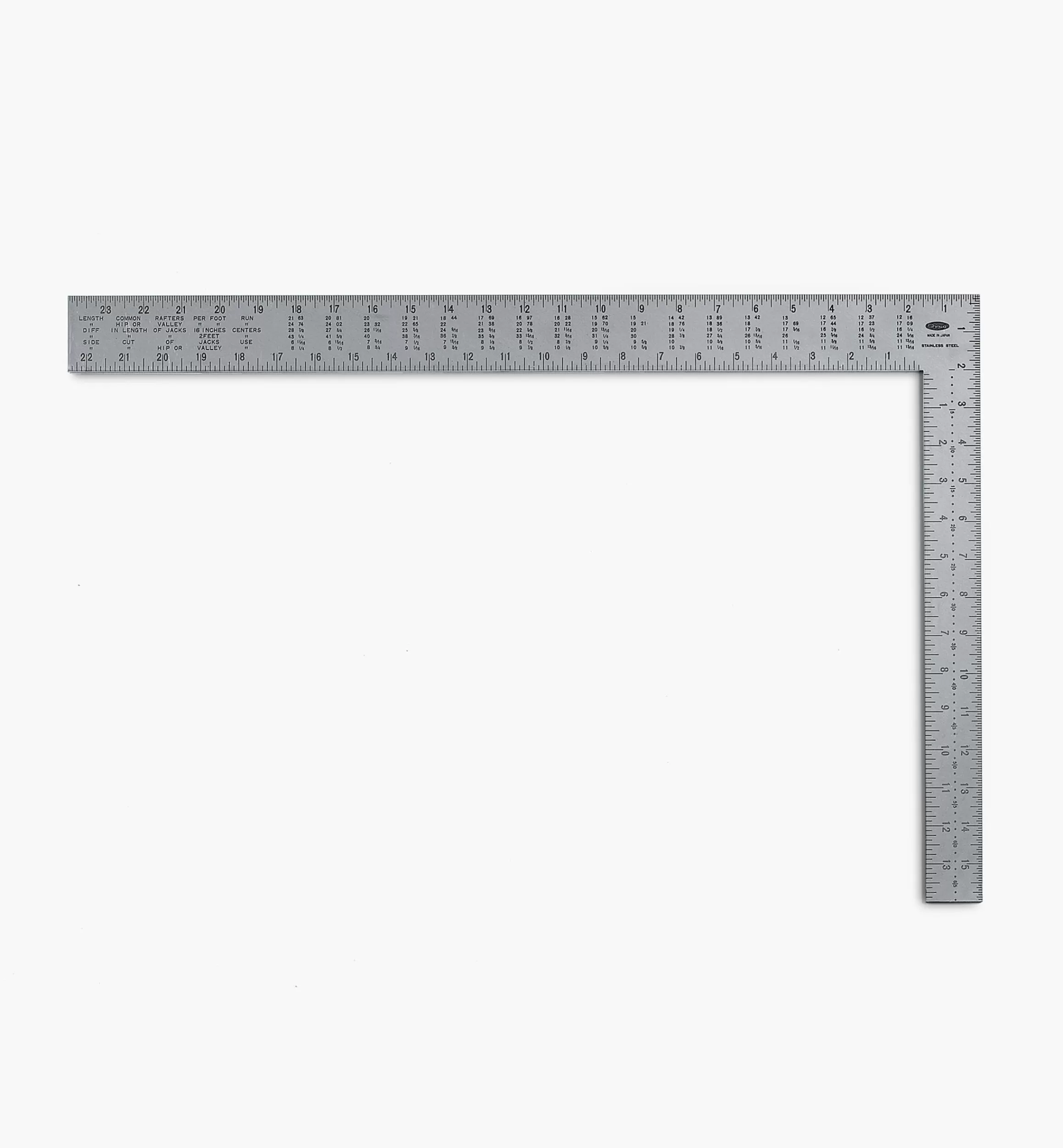 Lee Valley Carpenter's Stainless-Steel Square