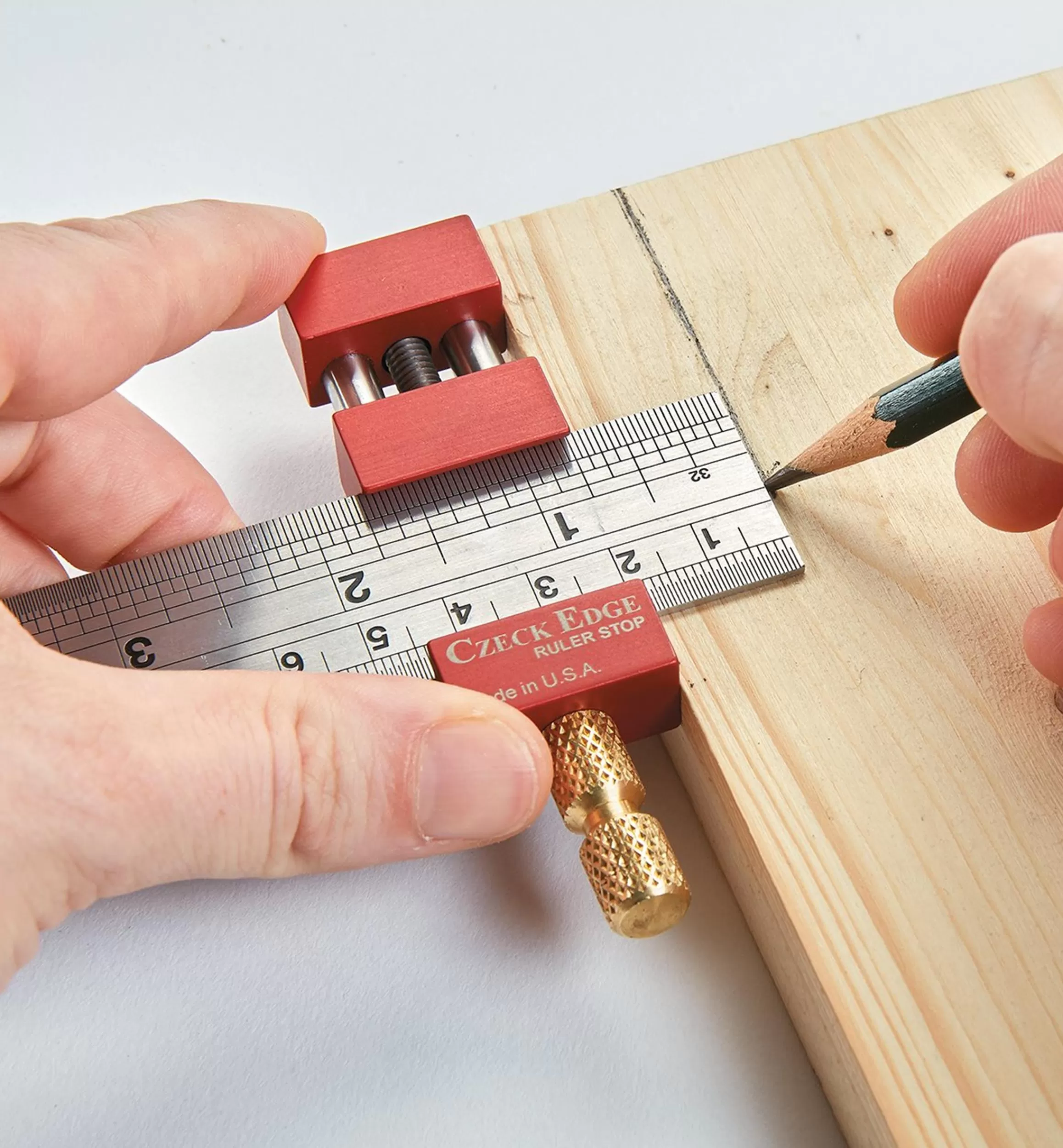 Lee Valley Czeck Edge Ruler Stop