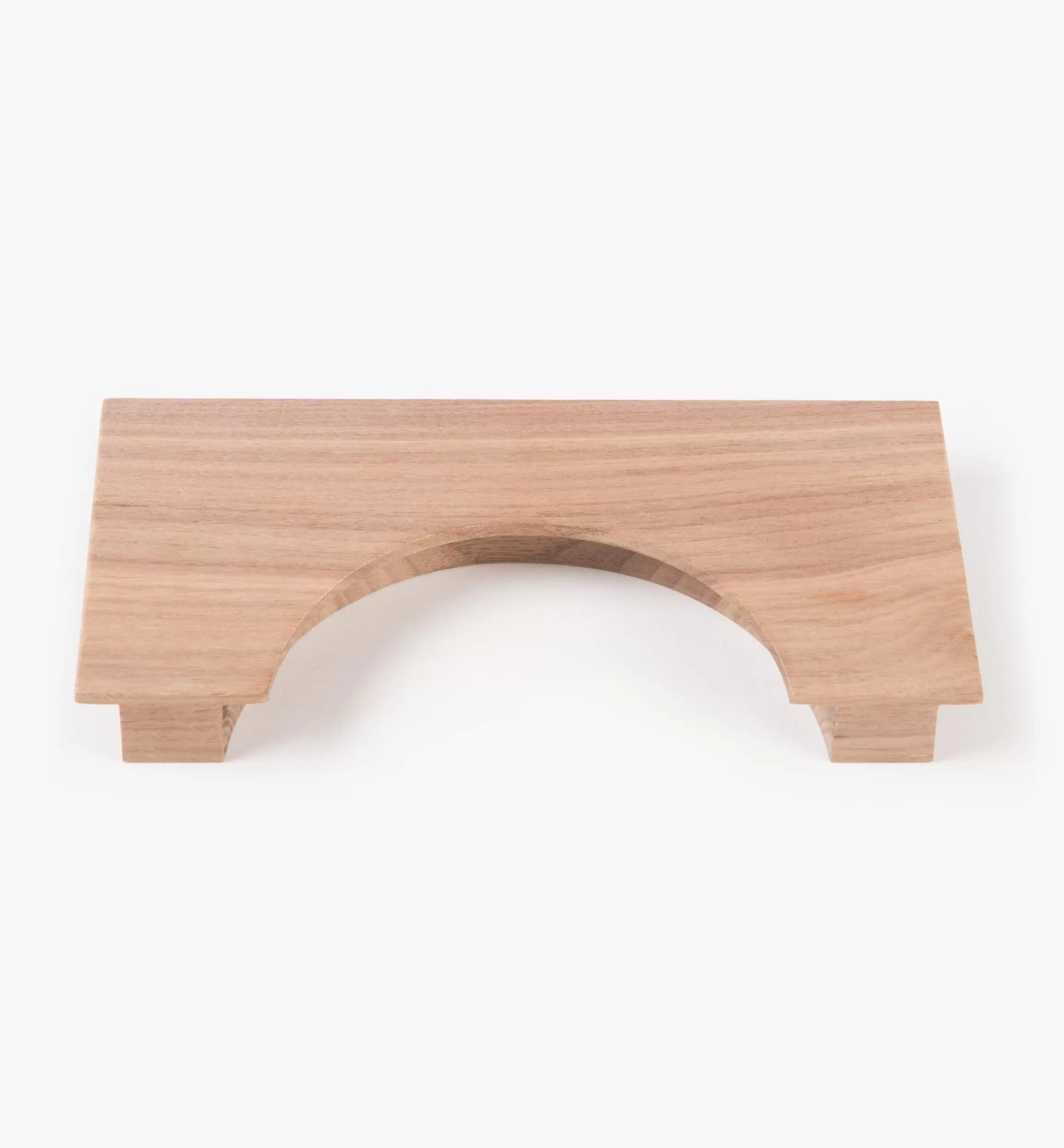 Lee Valley Danish Walnut Semicircular Framed Pull