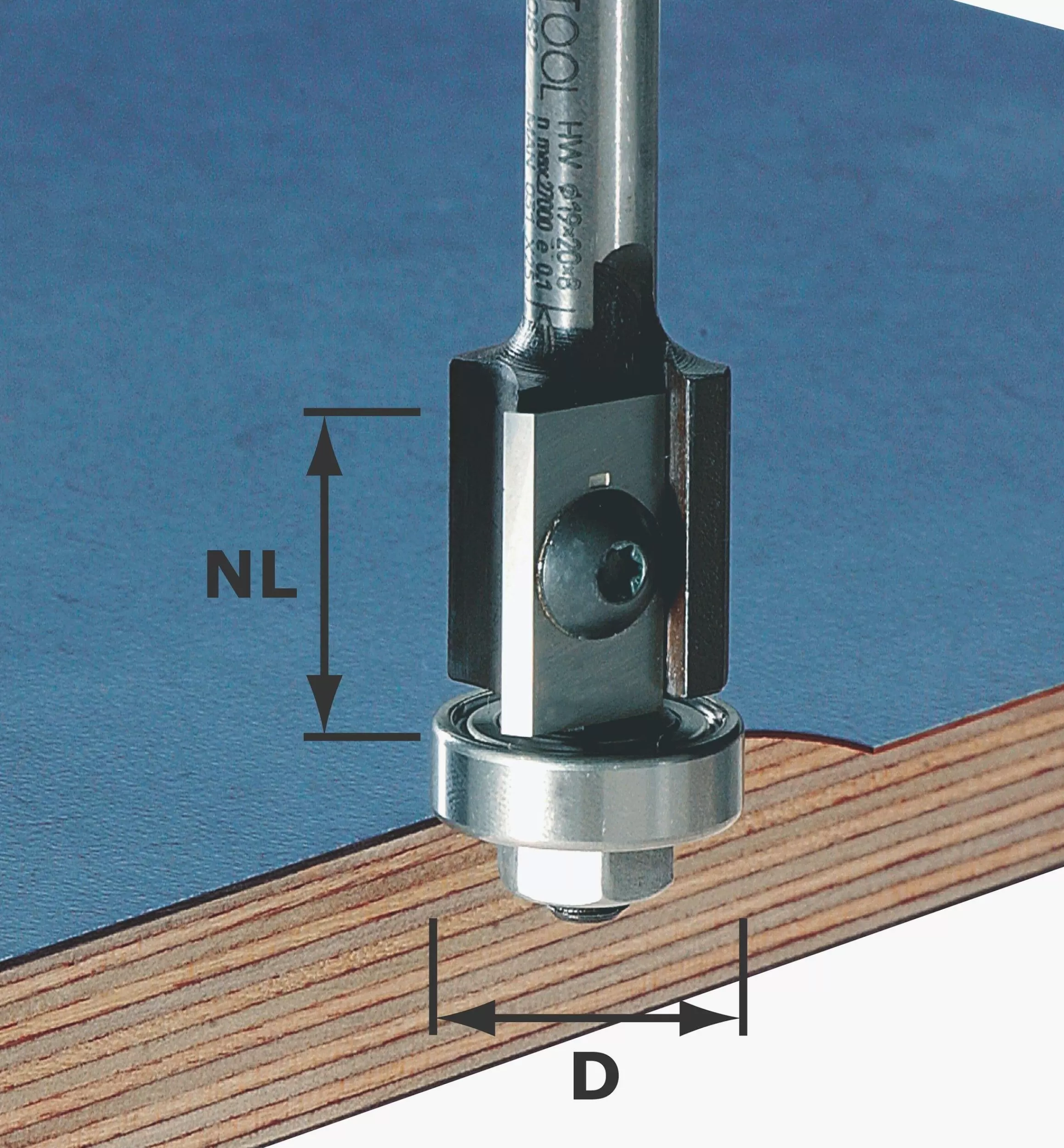 Lee Valley Festool Flush Trim Router Bit