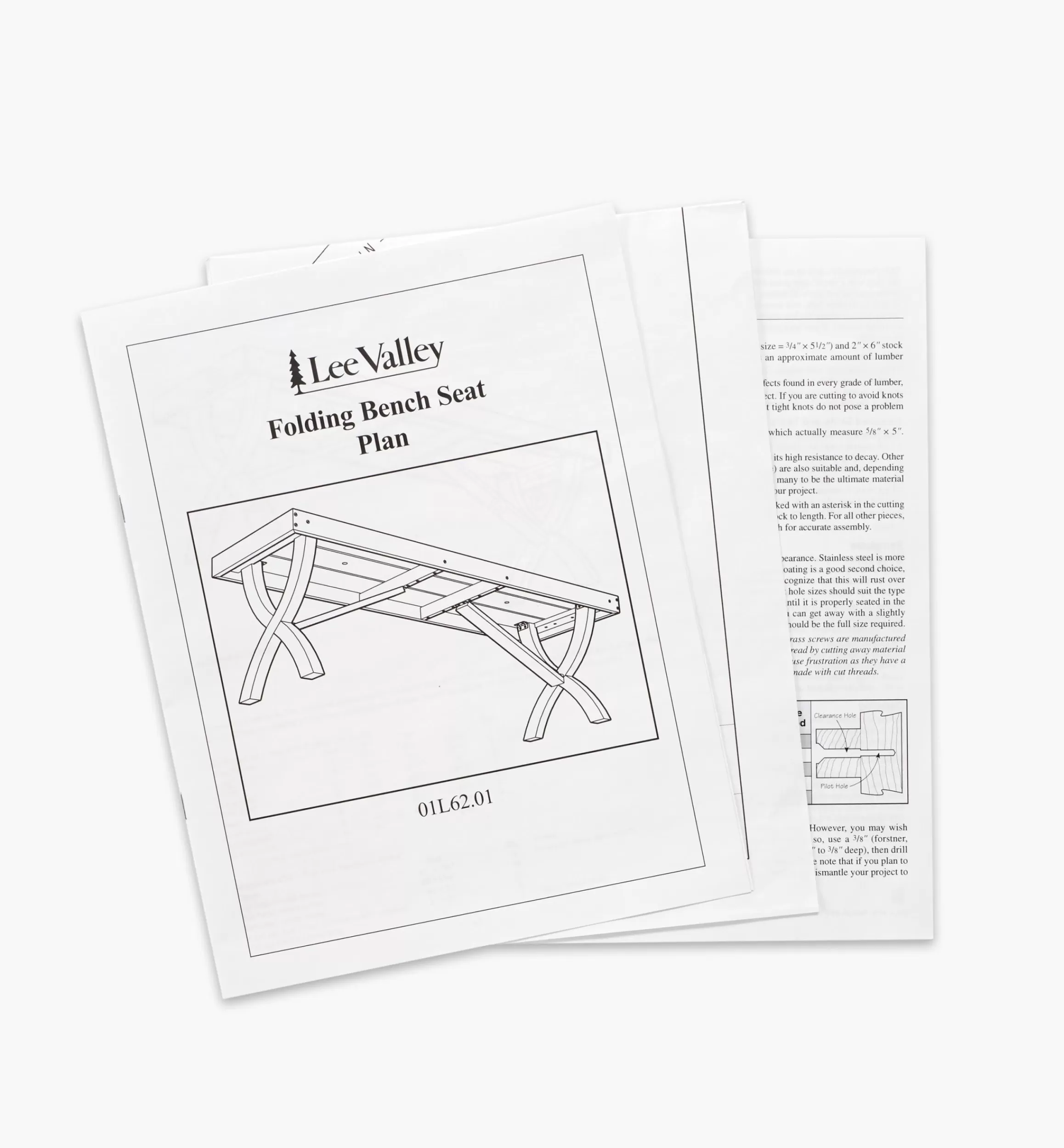 Lee Valley Folding Bench Plan