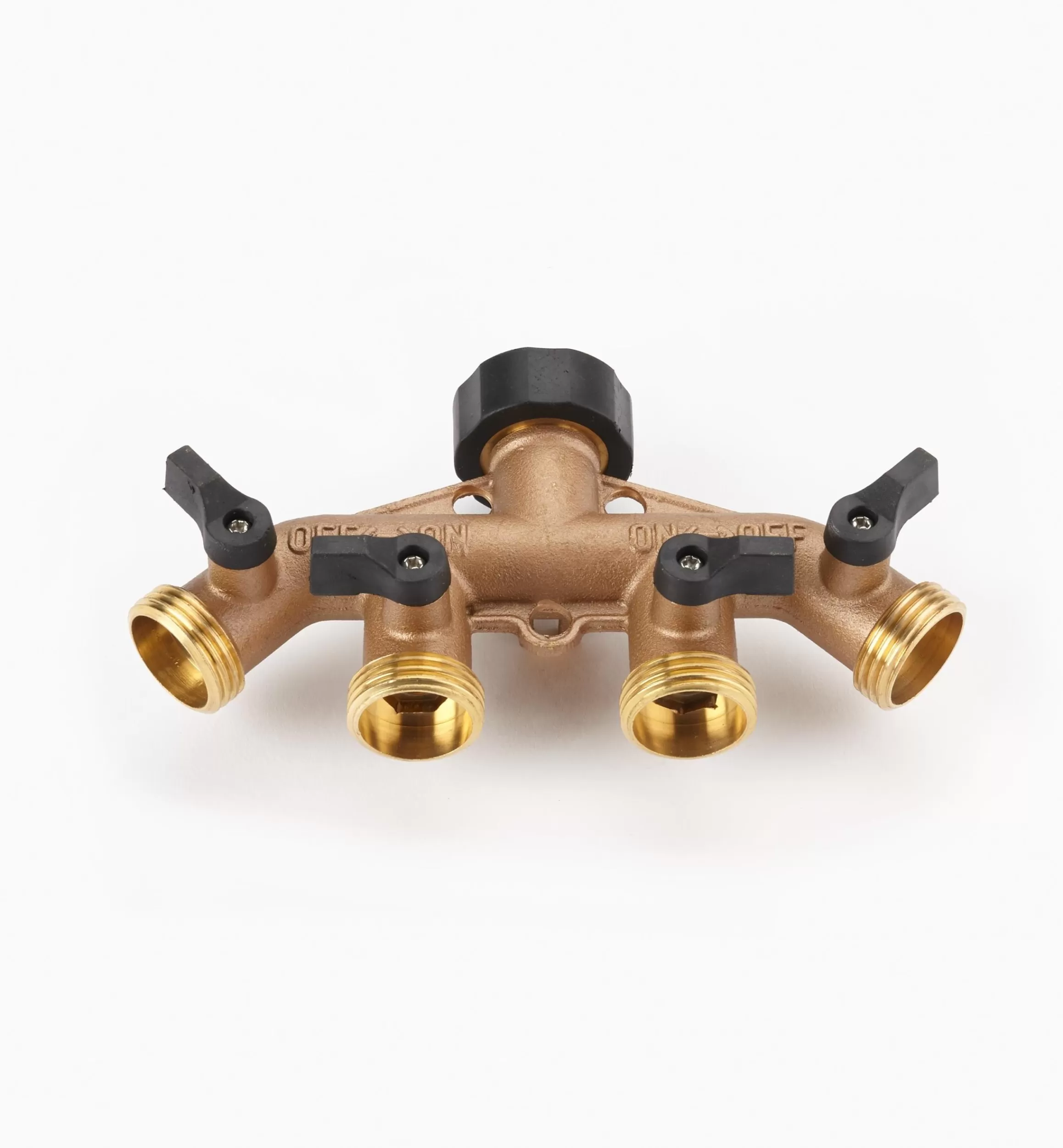 Lee Valley Four-Way Brass Manifold