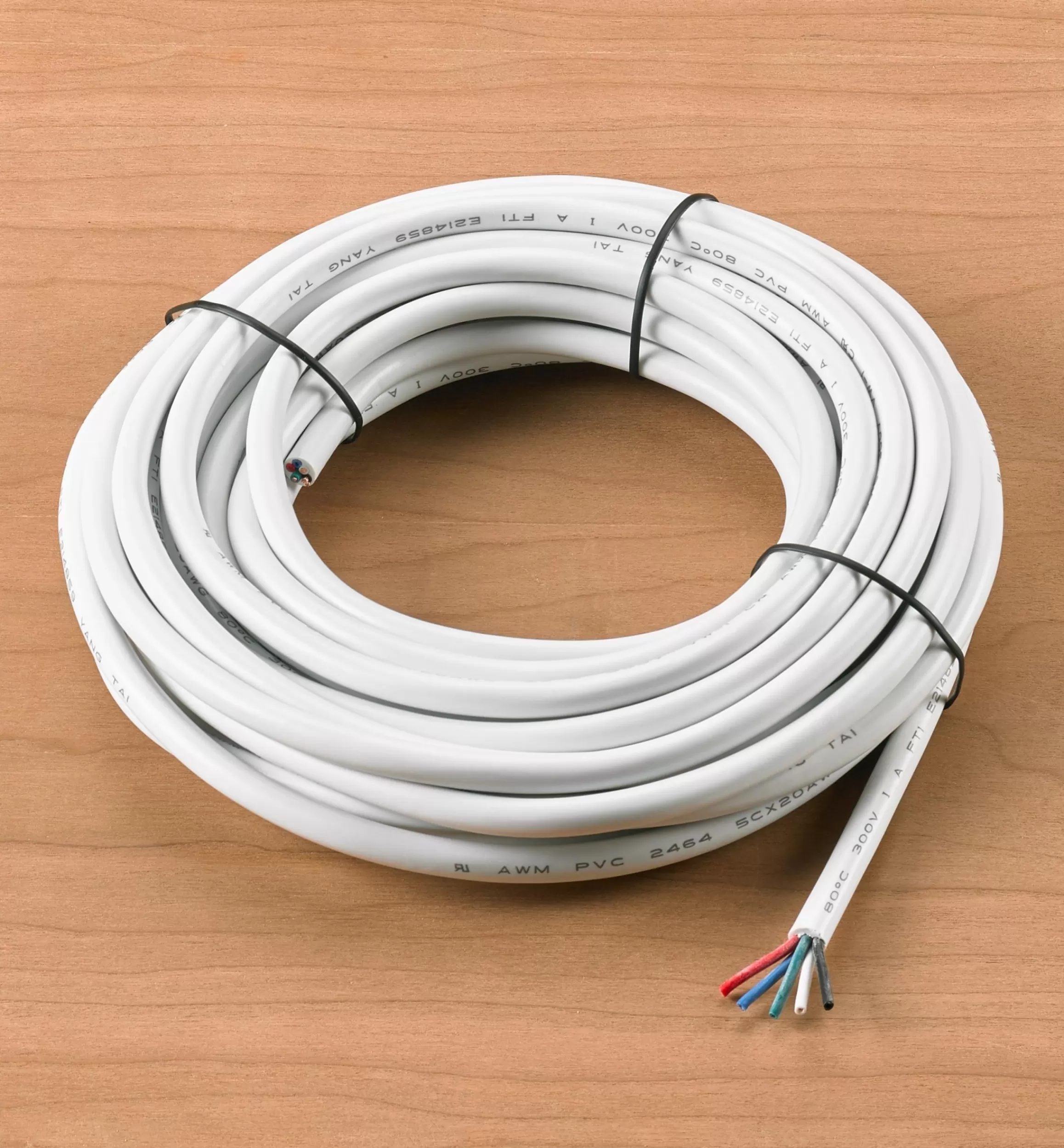 Lee Valley 20 Ga. Five-Conductor In-Wall Wire For RGB+W LED Tape Lights