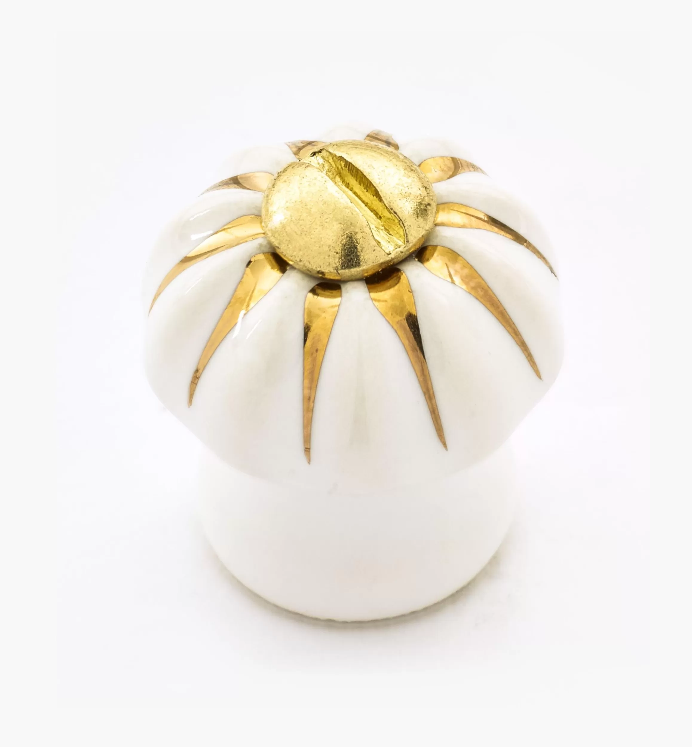 Lee Valley Gold Stripe Melon Knobs