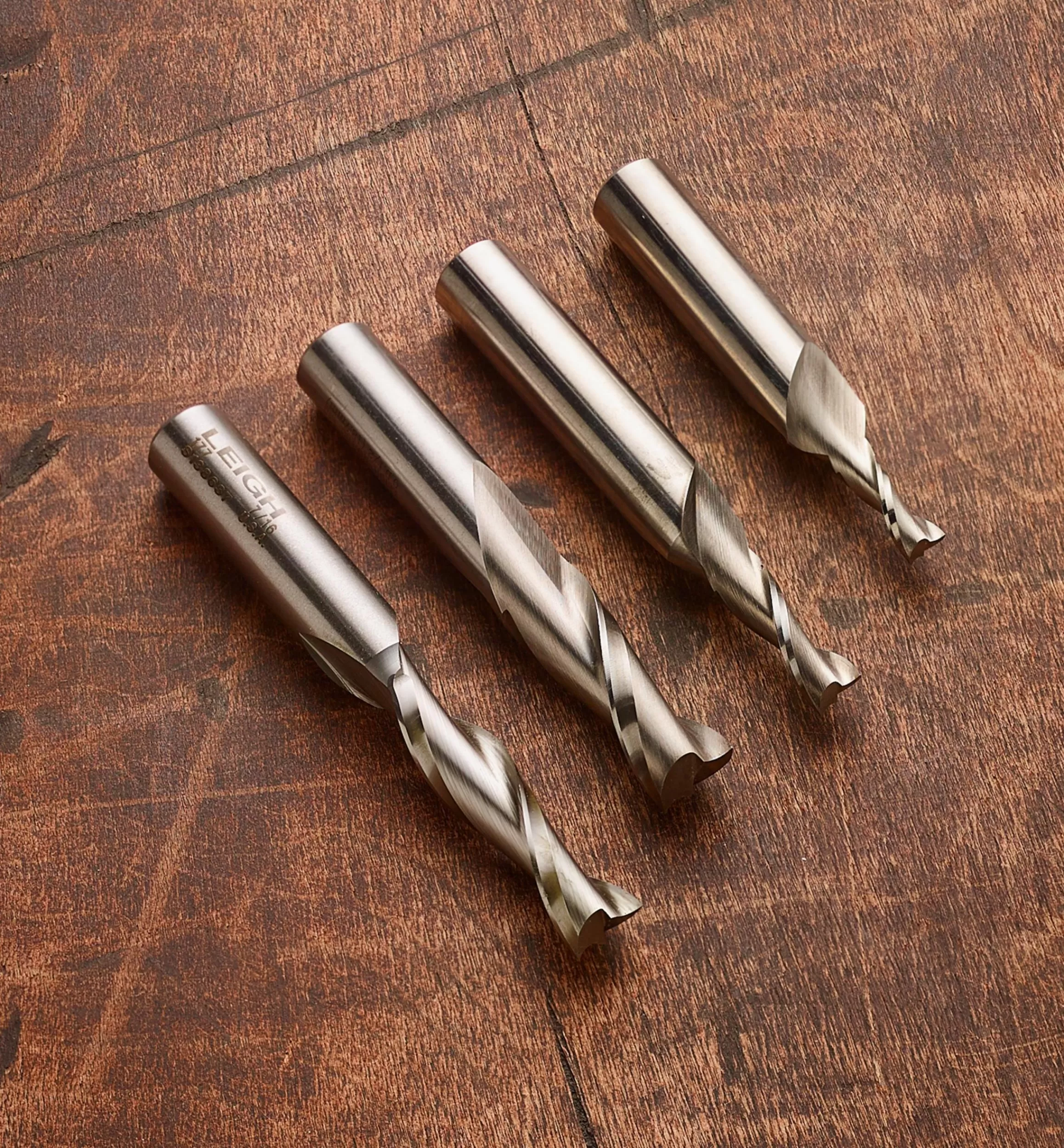 Lee Valley Leigh High-Speed Steel Spiral Upcut Bits, 1/2" Shank