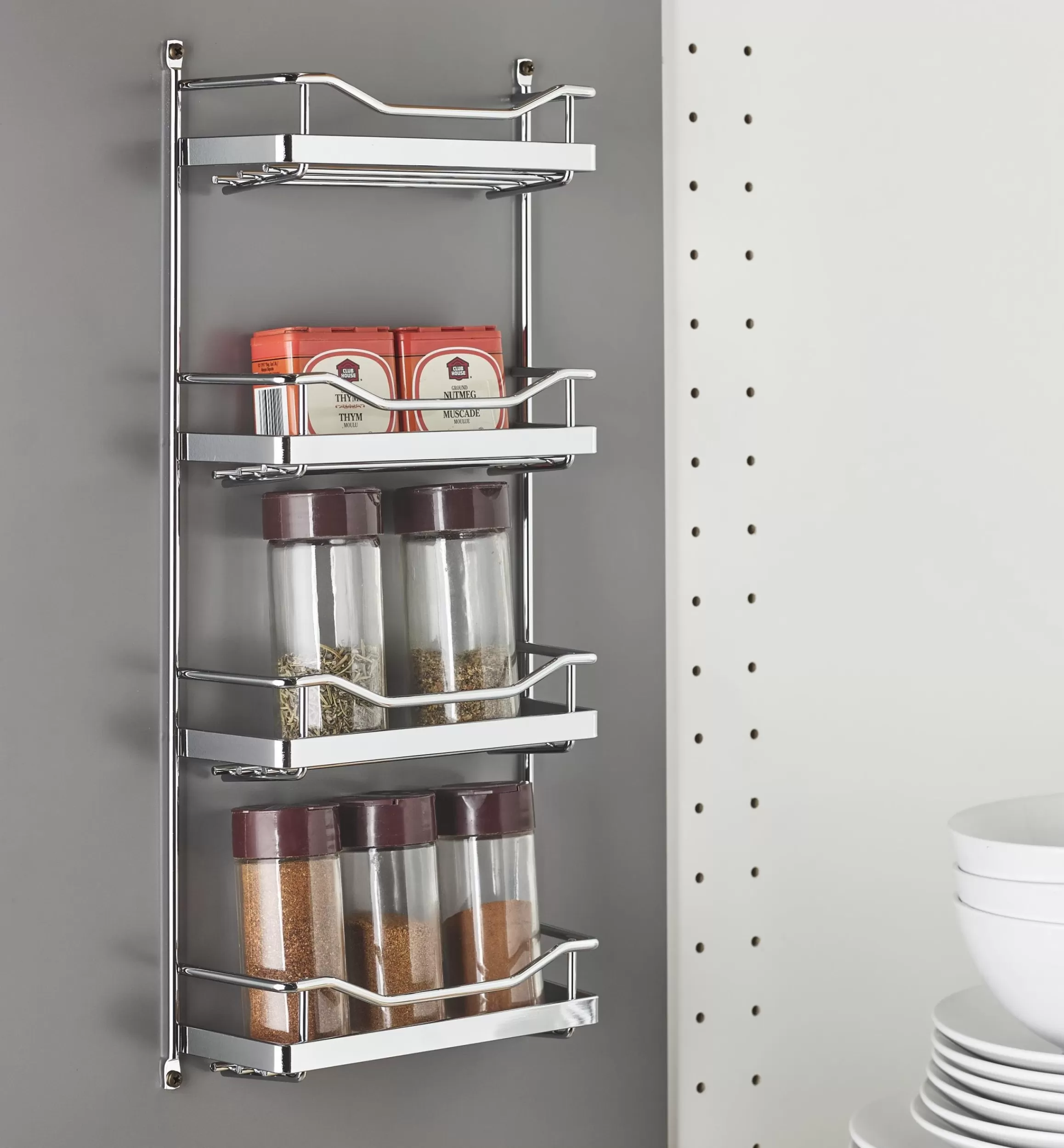 Lee Valley Narrow Four-Shelf Screw-Mount Spice Rack