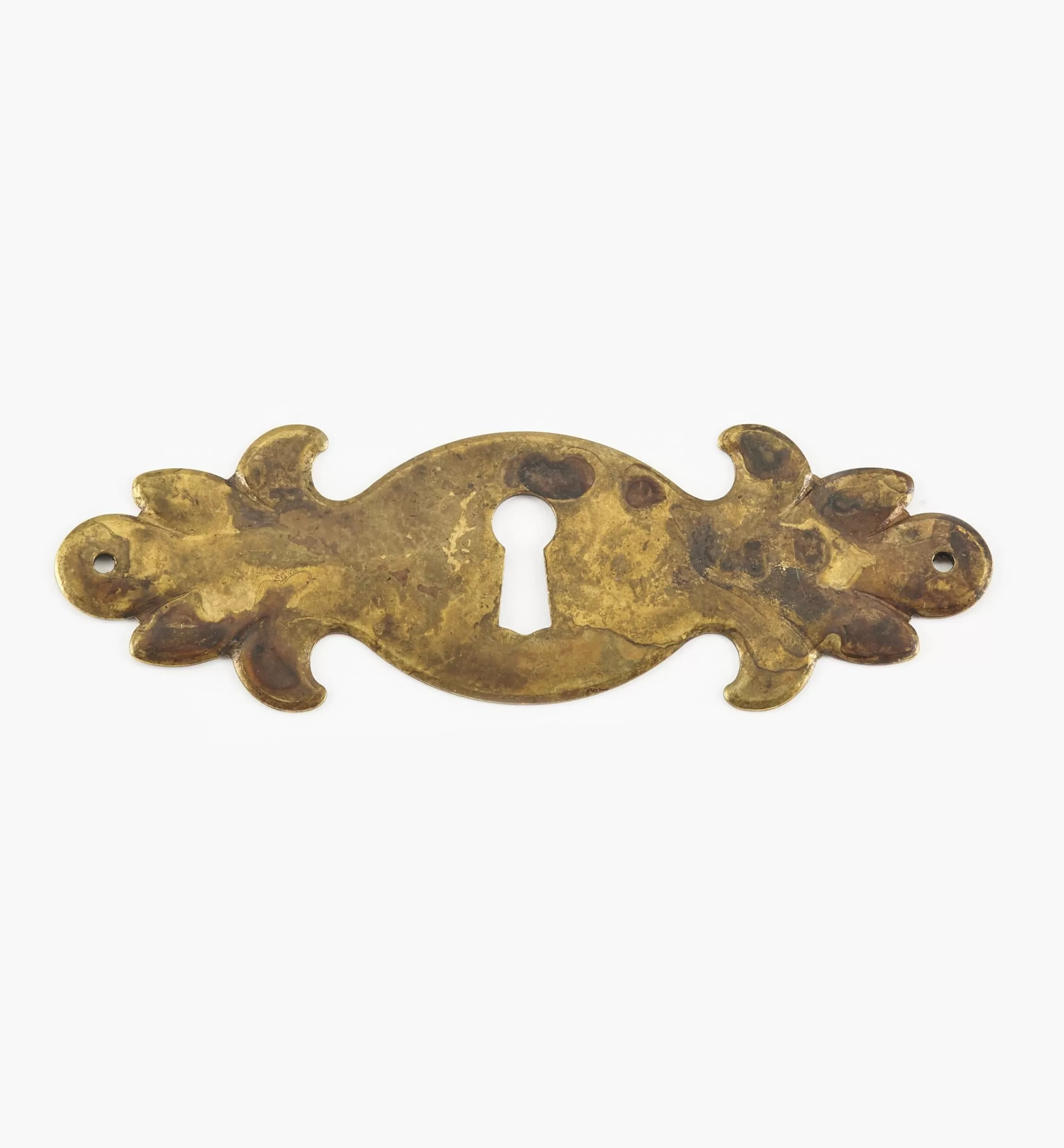 Lee Valley Solid Brass Plate Keyhole Escutcheons