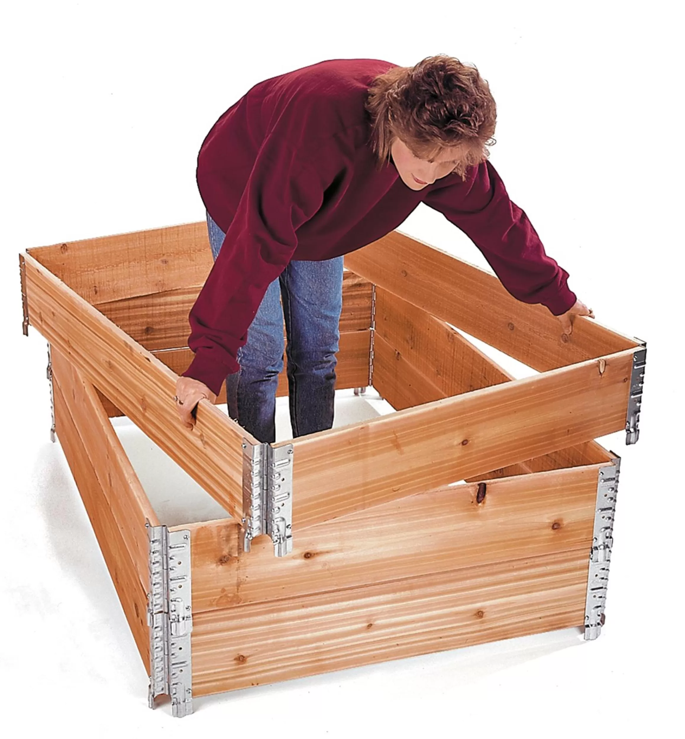 Lee Valley Stacking Corners For Raised-Bed Or Wagon Construction
