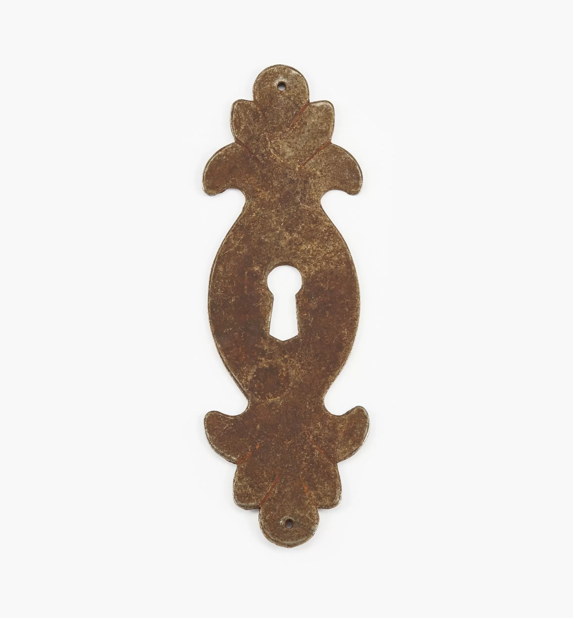 Lee Valley Steel Plate Keyhole Escutcheons