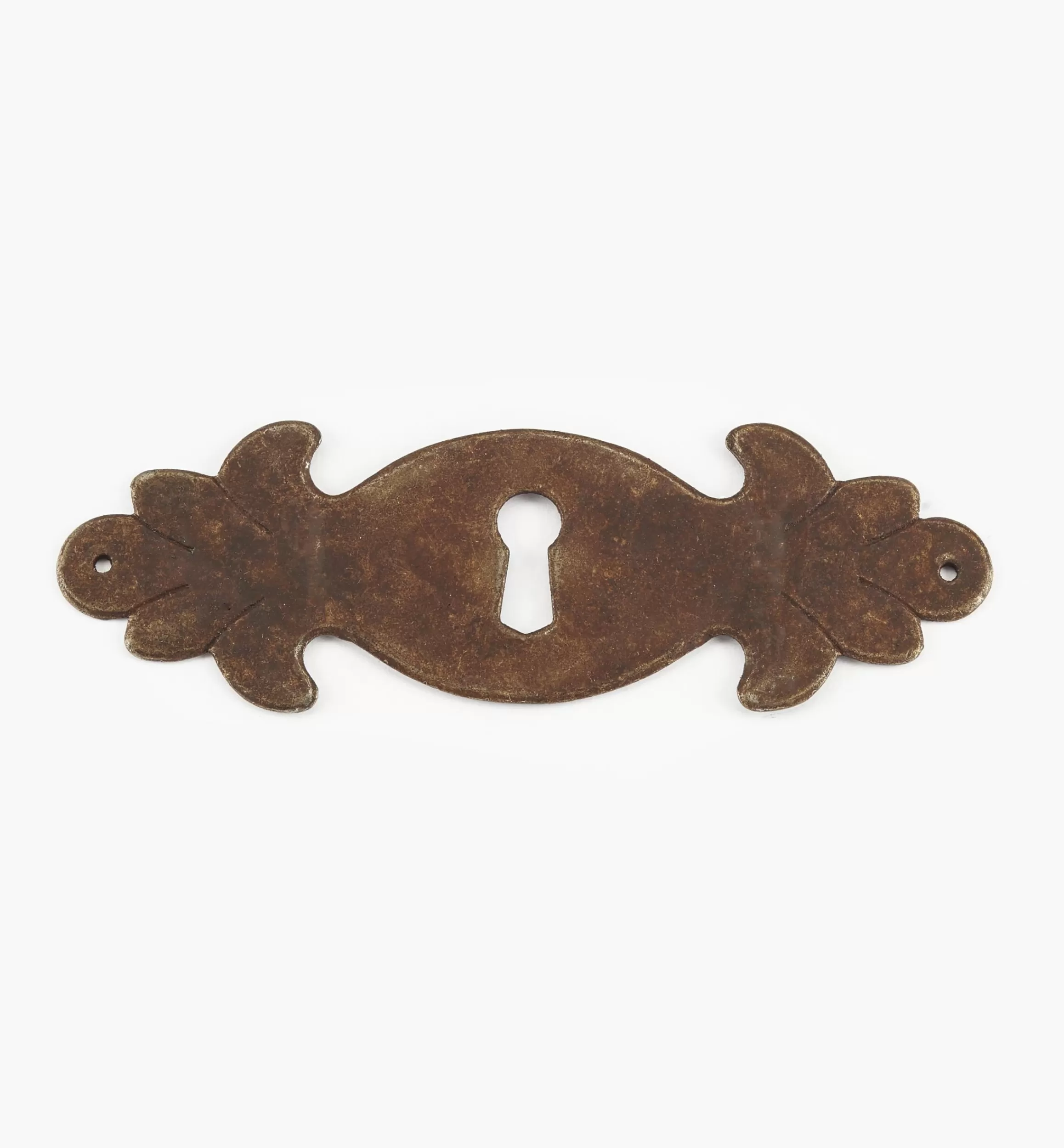 Lee Valley Steel Plate Keyhole Escutcheons