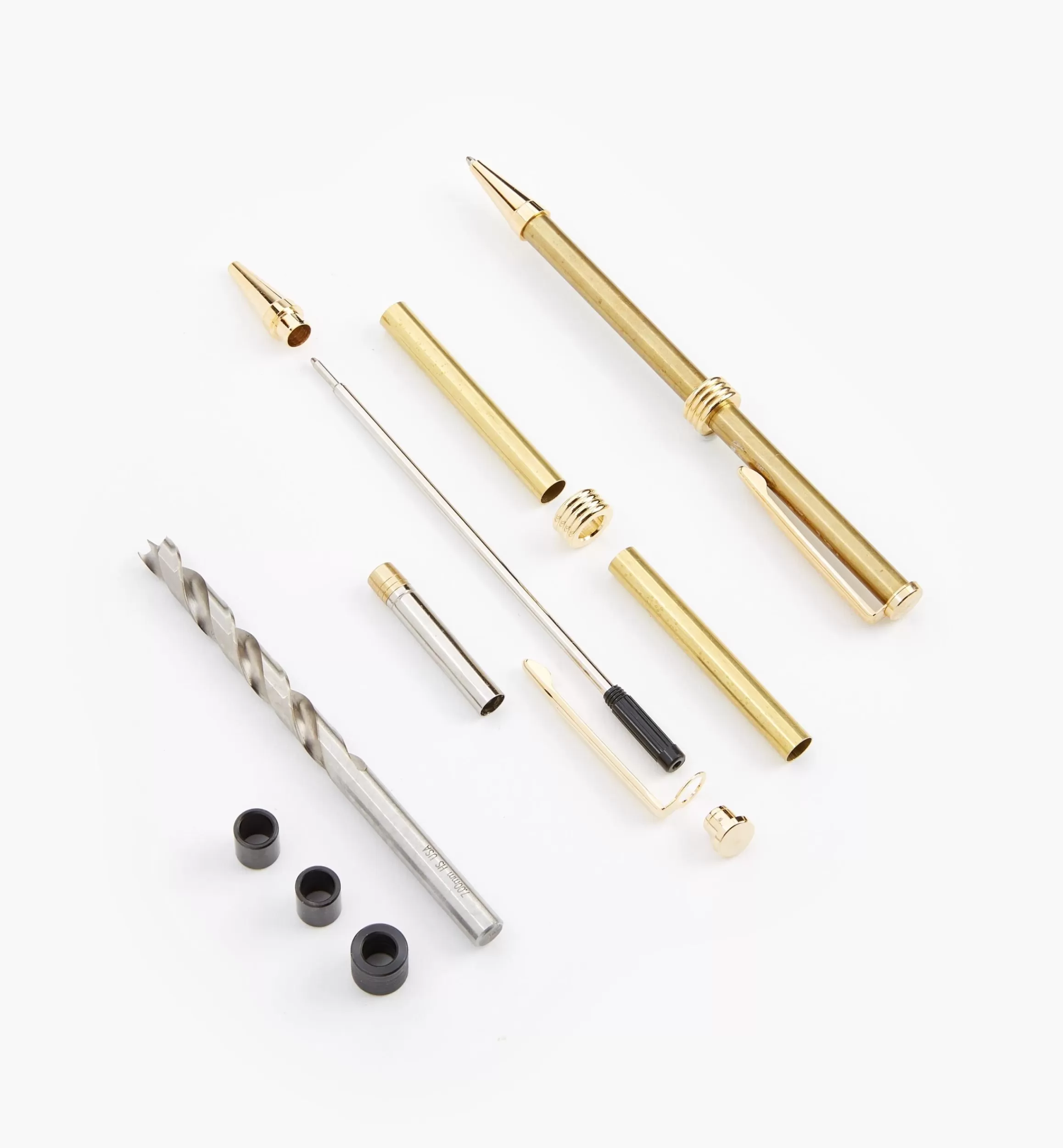 Lee Valley Streamline Flat-Top Pen Starter Set