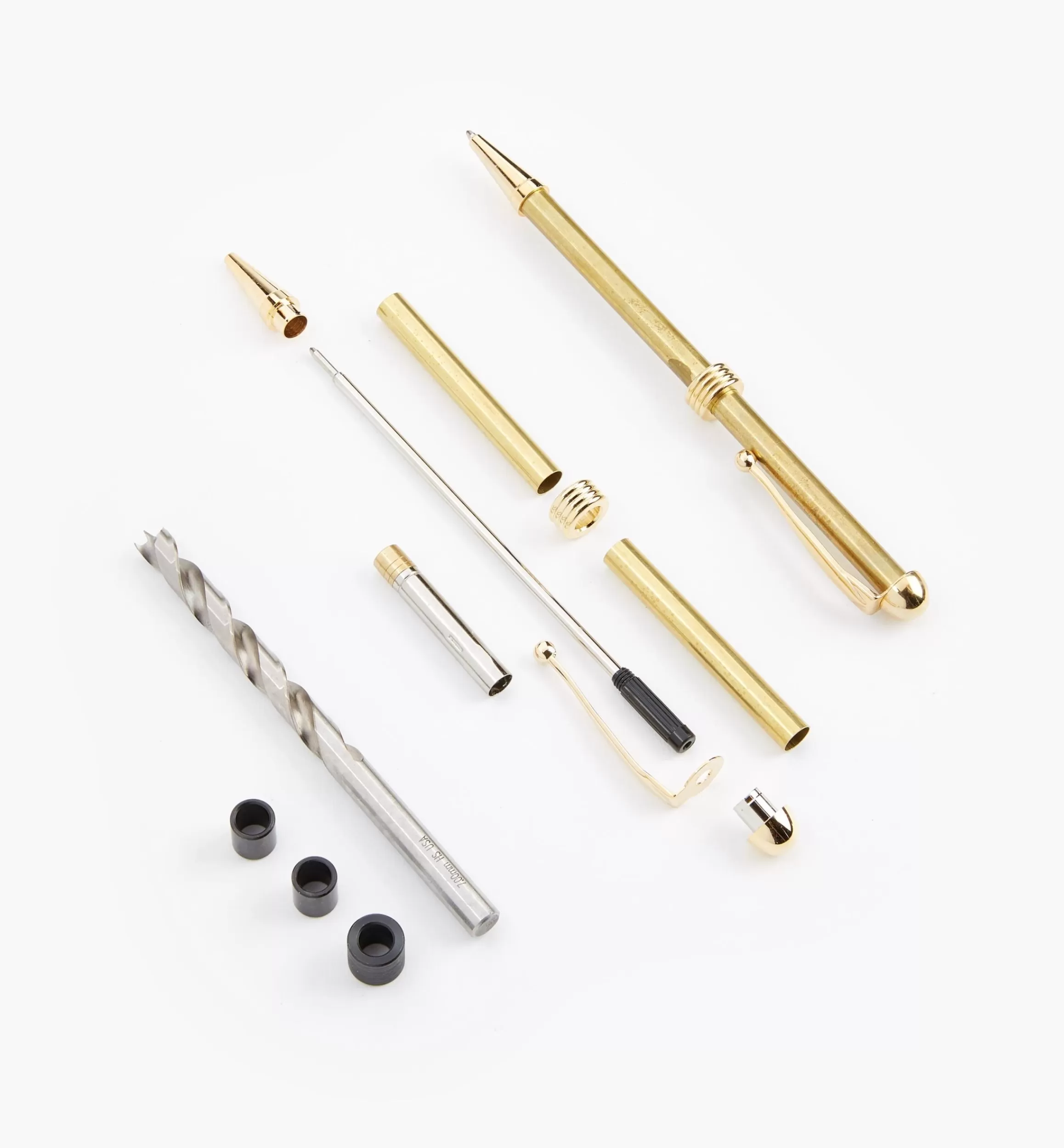 Lee Valley Streamline Round-Top Pen Starter Set