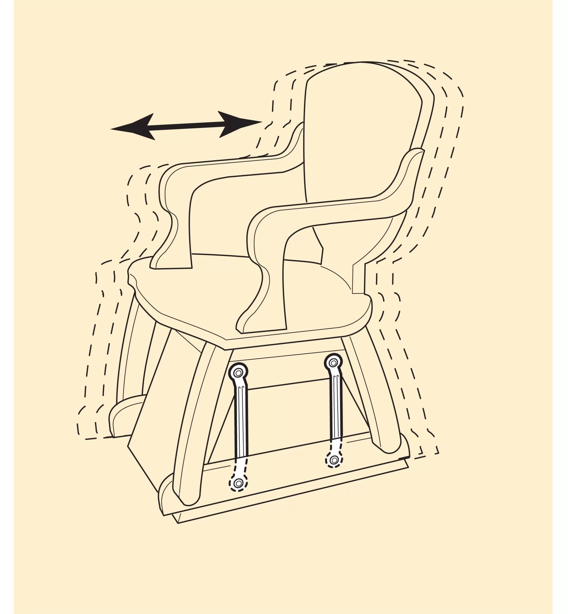 Lee Valley Swinging (Glider) Chair Brackets