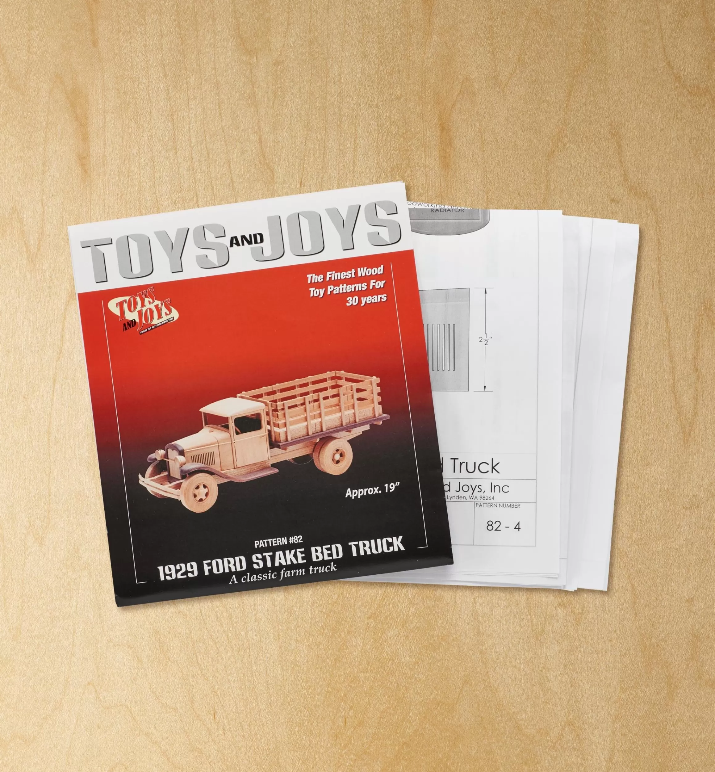 Lee Valley Toy 1929 Ford Stake Bed Truck Plan