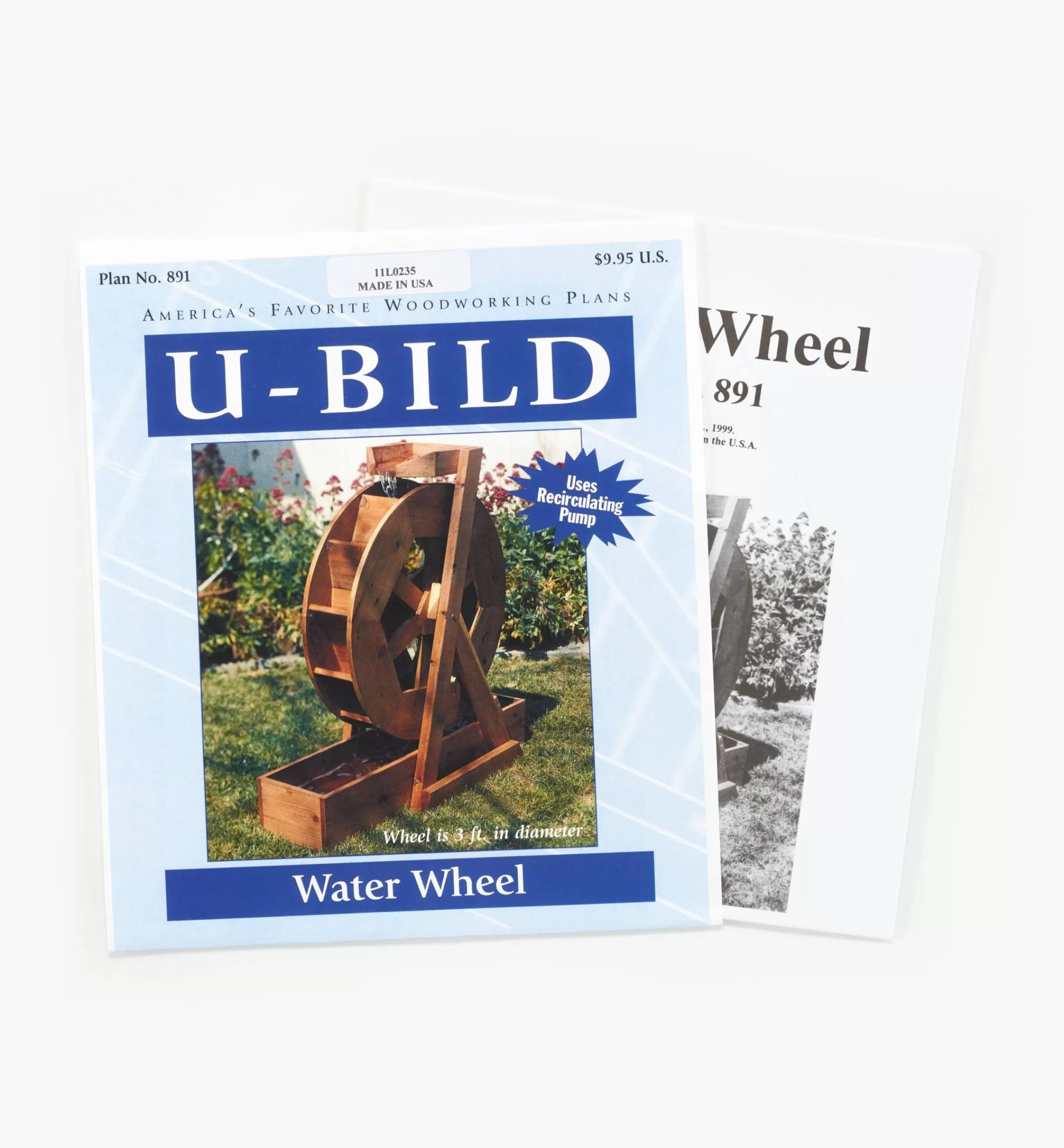 Lee Valley Water Wheel Plan