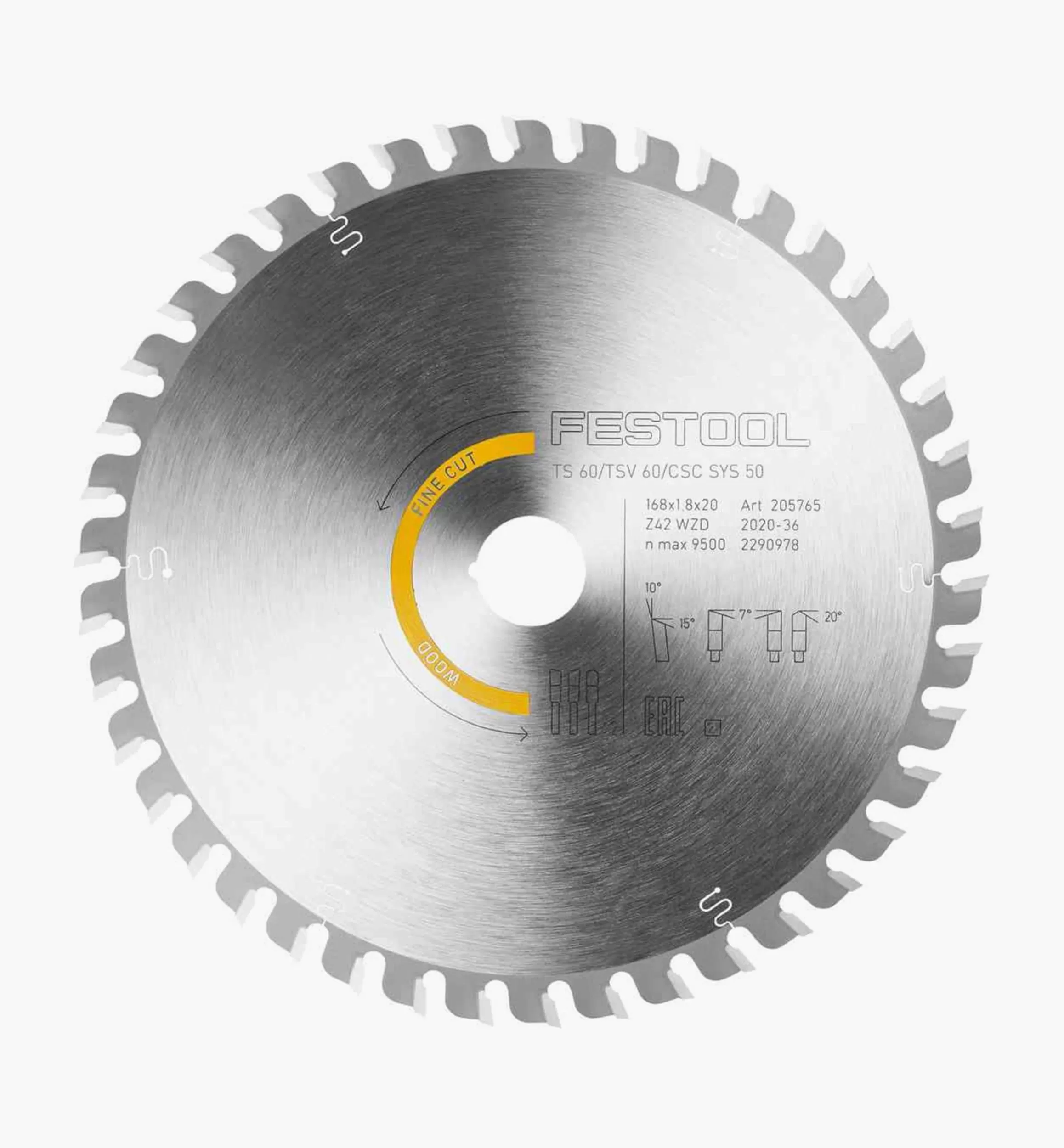 Lee Valley Wood Fine-Cut Blade For Festool TS 60 K Plunge-Cut Saw